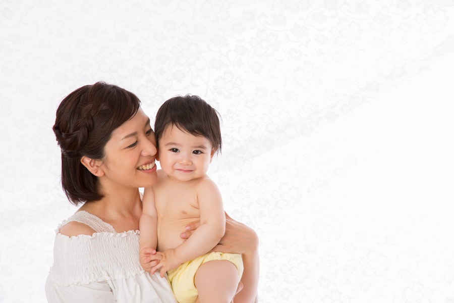 親子でスキンケア