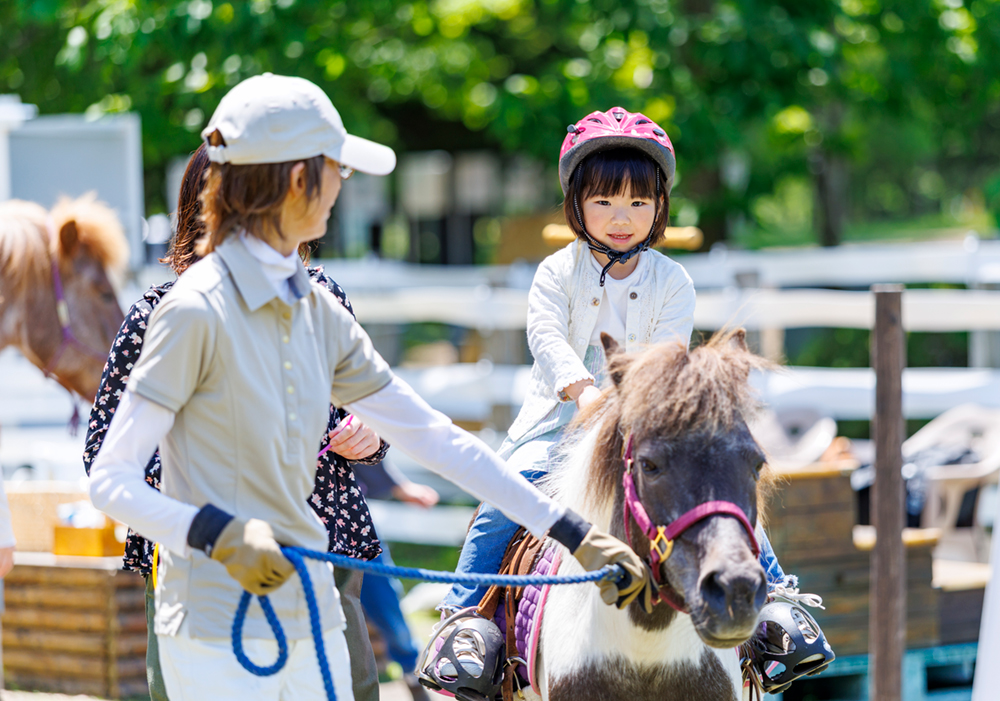 ポニー体験乗馬 | ナチュの森